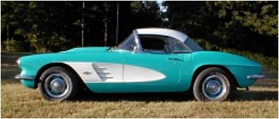 Gibbon Fiberglass 1961 Corvette